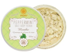 Saules Fabrika Druskos šveitiklis kūnui PEPPERMINT, 300g