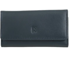DUDU etui na klucze skóra naturalna karabińczyki poziome klapa zatrzask