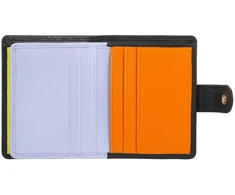 DUDU Portfel damski Colorful Bilbao – skóra naturalna, RFID, zamek, banknoty, zapięcie na zatrzask