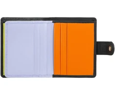 DUDU Portfel damski Colorful Bilbao – skóra naturalna, RFID, zamek, banknoty, zapięcie na zatrzask