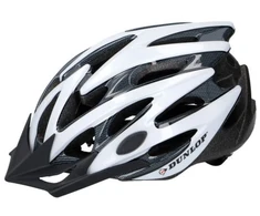 Dunlop MTB dviratininko šalmas, baltas juodas
