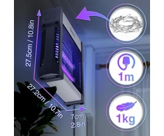 Duronic elektrinė UV-A vabzdžių naikinimo lempa nuo musių ir uodų 8 W FK2X4