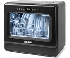 Duronic stalinė indaplovė 1050 W, 6 programų, su 5,4 l vandens baku DW10 BK
