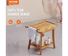 VEVOR Teak medinis vonios suoliukas