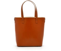 Duża pakowna torebka na ramię skórzana Shopperbag