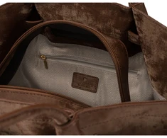 Didelė moteriška shopper tipo rankinė Peterson, ruda AX35