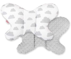 Dviejų pusių amortizuojanti pagalvėlė Butterfly“ – pilka