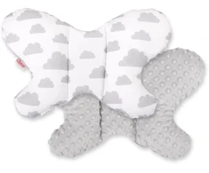 Dviejų pusių amortizuojanti pagalvėlė Butterfly“ – pilka