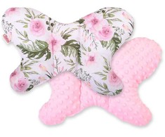 Dviejų pusių smūgius sugerianti pagalvėlė Butterfly“ – rožinė peonija