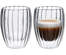 Dvigubo stiklo puodelis 350ML.