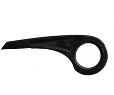 Dviračio grandinės apsauga, 520 × 190 mm, juoda
