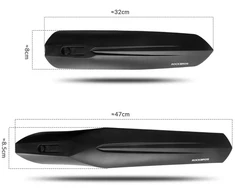 Rockbros FK-880 front and rear bicycle fenders for 24" bikes - juodas