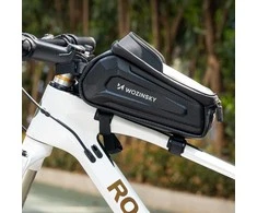 Wozinsky bicycle bag for the frame, armored, with a phone pocket, 1.7 l – juodos spalvos