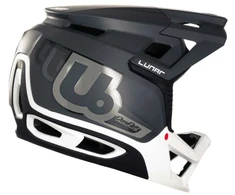 Dviračio šalmas enduro URGE Lunar, 56–58 cm, pilkai baltas