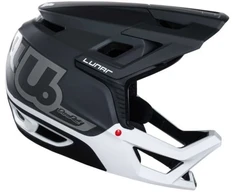 Dviračio šalmas enduro URGE Lunar, 56–58 cm, pilkai baltas