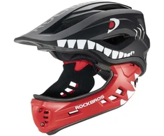 Dviračio šalmas su nuimamu smakru Rockbros TT-32005 – saugumui ir patogumui vaikams.