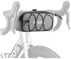 Rockbros TL001 ROAD TO SKY 1.9L Atsparus vandeniui Handlebar Bike Bag - Gray