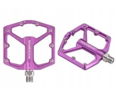 Dviračių platforminiai pedalai, aliuminio korpusas, violetinė, Rockbros