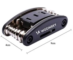 Wozinsky WWZ-01N 16 viename daugiafunkcis dviračių remonto įrankių rinkinys - Juodas