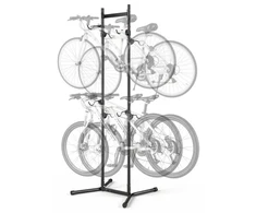 Dviračių stovas 4 dviračiams VEVOR HS-ZL-02, laisvai pastatomas