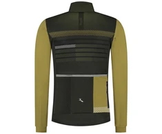 Dviratininko marškinėliai ilgomis rankovėmis Rogelli Stryde, juoda ir žalia, 3XL