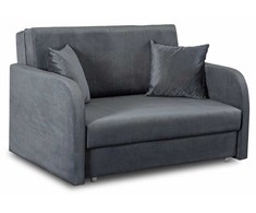 Mebel Elite MEBELELITE VERO 2 dvivietis fotelis-lova, 195 × 112 cm, pilkas