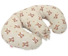 Dvynių žindymo pagalvė su meškučiais Teddy Love“