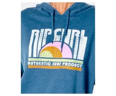 Džemperis su gobtuvu Rip Curl Wave Shapers, mėlynas