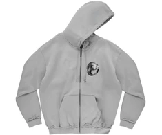 Džemperis su užtrauktuku Prosto P Rim Zip Hoodie KL261MSWE2121 pilkas L