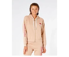 Džemperis su užtrauktuku RIP CURL Wave Shapers, smėlio