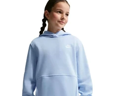 Džemperis vaikams Nike Sportswear Club Fleece, šviesiai mėlynas, FD3000 408