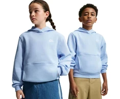 Džemperis vaikams Nike Sportswear Club Fleece, šviesiai mėlynas, FD3000 408
