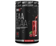 EAA ir BCAA amino rūgščių milteliai MST 520 g, laukinių vyšnių skonio