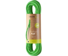 EDELRID TOMMY CALDWELL ECO DRY DT 9,6 mm 80 m laipiojimo virvė – NEONINĖ ŽALIA