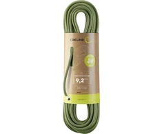 EDELRID Virvė hummingbird eco dry 9.2mm 70m - naktinis citrusas