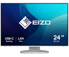 EIZO FlexScan EV2495-WT monitorius - 61,2 cm (24,1 colio) - 1920 x 1200 pikselių - WUXGA - LED - 5 ms - Baltas