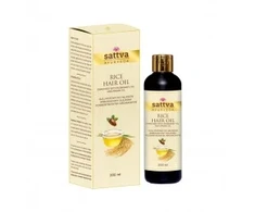 Ryžių aliejus plaukams su rozmarinais ir arganu, Sattva Ayurveda, 200ml