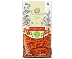 Grandininis pjūklas Ekologiški raudonųjų lęšių makaronai BARTOLINI, 250 g