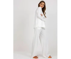 Ekru rumbuotas komplektas su oversize kirpimu