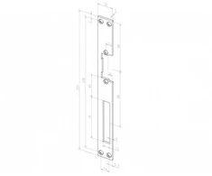 El. sklendės juosta EFF EFF - ASSA ABLOY 02140