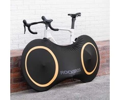 Rockbros D95 Elastinis uždangalas, tinkantis 26–29 colių žvyrkelių, kalnų, miesto ir plento dviračiams, 700C (71 × 152 cm) - Juodas