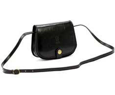 Moteriška odinė rankinė Florence ART. 882, juoda, crossbody