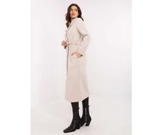 Elegantiškas ir patogus paltas Smėlio spalvos