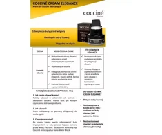 Elegantiškas kremas Coccine vidutiniškai rudos spalvos batų priežiūrai