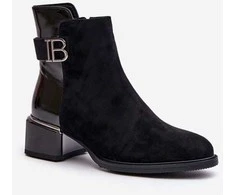 Elegantiški aukštakulniai auliniai bateliai MR880-040 juodi