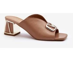 Elegantiški moteriški sandalai Laura Messi 2771 Smėlio spalvos