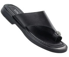 Elegantiškos moteriškos šlepetės, juodos, Vinceza 62307