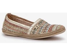 Elegantiškos odinės espadrilės su pynimu, daugiaspalvės Zazoo