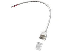 Elektrifikuota jungtis LED juostai 220V, su 20cm kabeliu