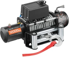 VEVOR Elektrinė gervė 5400 kg su plienine virve 12V